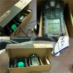 گازسنج های MSA، دراگر و RAE در معدن کاران موجود است.
