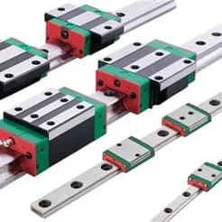 لینیرگایدهای هایوین (HIWIN) در دسترس است.
