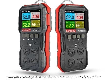 گازسنج ضد انفجار WINTACT مدل WT8811
 - تصویر 1
