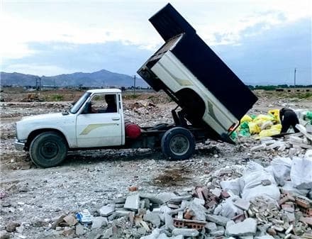 خدمات جمع‌آوری زباله در سراسر تهران
 - تصویر 1