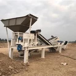 سنگ شکن سیار یا پرتابل اجاره ای
