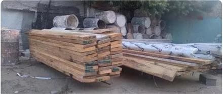 معدن کاران، اجاره داربست، تخته، بشکه، بالابر هیلتی، فرغون و...
 - تصویر 1