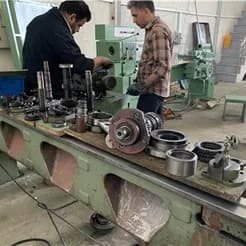 تراش و فرز CNC، سنگزنی ریل و ستون وبستر
