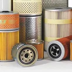 فیلتر روغن انواع ماشین‌آلات سنگین (بیل لودر، گریدر، بولدوزر) موجود است.
