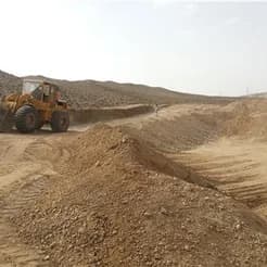 عرضه شن و ماسه کوهی مخلوط از معدن
