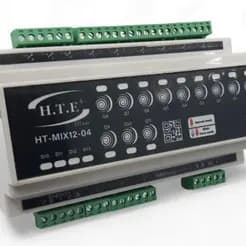 رله ۱۲ کانال صنعتی با پروتکل ارتباطی RS۴۸۵-MODBUS RTU از هایتک الکترونیک

