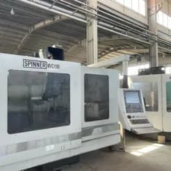 فرز CNC مدل SPINNER MCV ۱۱۰۰ با استاندارد ایزو ۵۰.
