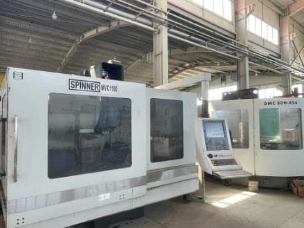 فرز CNC مدل SPINNER MCV 1100 با استاندارد ایزو 50.
 - تصویر 1