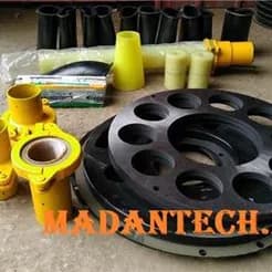 صفحات و شلنگ‌های لاستیکی مخصوص شاتکریت

