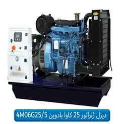 دیزل ژنراتور، ژنراتور گازسوز و موتور برق؛ انواع مختلف، موجود است.
