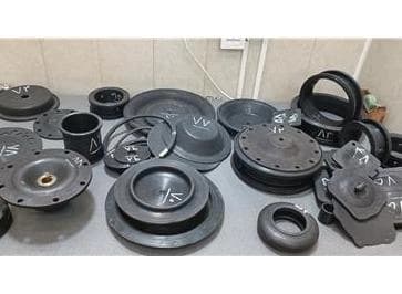 ساخت کلیه قطعات لاستیکی از ابتدا تا انتها
 - تصویر 1