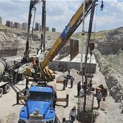 کاشت شمع، سبدگذاری و بتن‌ریزی
