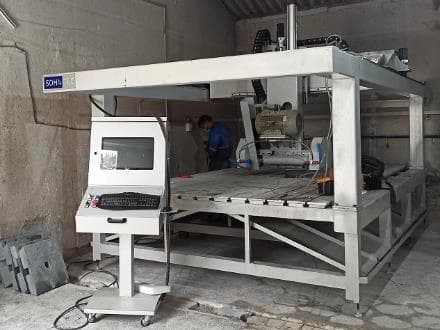 دستگاه CNC دودیسک، تراش سنگ نرده، ساخت شرکت سها تک
 - تصویر 1