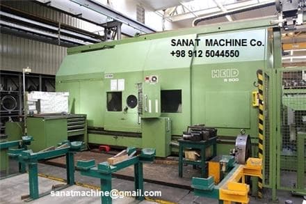 دستگاه تراش CNC سنگین، ساخت آلمان و اتریش، با طول محور C دو متر.
 - تصویر 1