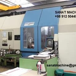 دستگاه تراش CNC با ریل‌های مورب آلمانی، طول ریل ۱.۵ متر
