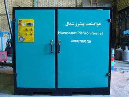 تولید کمپرسورهای هوای صنعتی پیچشی
 - تصویر 1